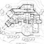 Original floor plan.  Note the Main Gallery open design to entertainment spaces.