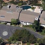 Traditional Ranch home from above.