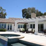 Rear porch with pool.